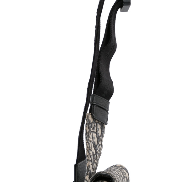 Pre-Loved Dior Oblique Canvas Saddle Crossbody - Picture 10 of 11